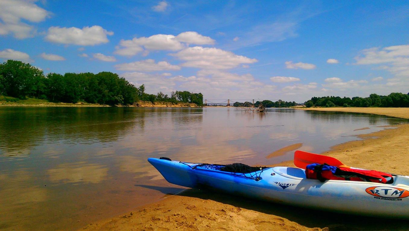 Randonnée en Canoé Kayak sur la Loire en couple